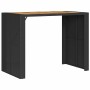 Set bar jardín sin cojines 5 pzas ratán sintético acacia negro de , Conjuntos de jardín - Ref: Foro24-3328889, Precio: 516,28...