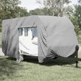 Funda para caravana tela no tejida gris 610x250x220 cm de , Cubiertas para almacenamiento de automóviles - Ref: Foro24-401586...