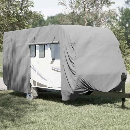 Funda para caravana tela no tejida gris 610x250x220 cm de , Cubiertas para almacenamiento de automóviles - Ref: Foro24-401586...