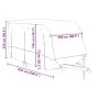 Funda para caravana tela no tejida gris 610x250x220 cm de , Cubiertas para almacenamiento de automóviles - Ref: Foro24-401586...