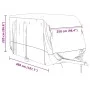 Funda para caravana tela no tejida gris 460x250x220 cm de , Cubiertas para almacenamiento de automóviles - Ref: Foro24-401586...