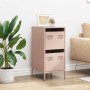 Aparador de acero laminado en frío rosa 35x39x73,5 cm de , Aparadores - Ref: Foro24-851395, Precio: 88,48 €, Descuento: %