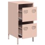 Aparador de acero laminado en frío rosa 35x39x73,5 cm de , Aparadores - Ref: Foro24-851395, Precio: 88,48 €, Descuento: %