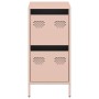 Aparador de acero laminado en frío rosa 35x39x73,5 cm de , Aparadores - Ref: Foro24-851395, Precio: 88,48 €, Descuento: %