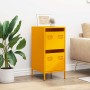 Aparador acero laminado en frío amarillo mostaza 35x39x73,5 cm de , Aparadores - Ref: Foro24-851397, Precio: 65,28 €, Descuen...