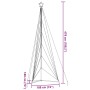Árbol de Navidad LED 861 LEDs azul 478 cm de , Arboles de navidad - Ref: Foro24-4016426, Precio: 50,98 €, Descuento: %