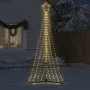 Árbol de Navidad LED 447 LEDs blanco cálido 249 cm de , Arboles de navidad - Ref: Foro24-4016432, Precio: 50,94 €, Descuento: %
