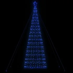 Árbol de Navidad LED 1534 LEDs azul 503 cm de , Arboles de navidad - Ref: Foro24-4016458, Precio: 127,70 €, Descuento: %