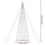 Árbol de Navidad LED 1534 LEDs azul 503 cm de , Arboles de navidad - Ref: Foro24-4016458, Precio: 127,70 €, Descuento: %