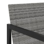 Set de comedor de jardín 5 pzas y cojines ratán sintético gris de vidaXL, Conjuntos de jardín - Ref: Foro24-313117, Precio: 2...