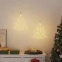 Luces de Navidad Silueta de Árbol 2 piezas 50LEDs blanco cálido de , Luces de Navidad - Ref: Foro24-4019597, Precio: 16,24 €,...