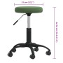 Taburete de masaje terciopelo verde oscuro de , Sillones de masaje - Ref: Foro24-3085741, Precio: 47,96 €, Descuento: %