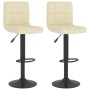 Taburetes de cocina 2 unidades de tela crema de , Taburetes de cocina - Ref: Foro24-334284, Precio: 110,85 €, Descuento: %