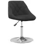 Silla de comedor giratoria 6 uds terciopelo negro de , Sillas de comedor - Ref: Foro24-3088766, Precio: 292,07 €, Descuento: %