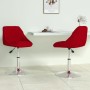 Sillas de comedor giratorias 2 unidades terciopelo rojo tinto de , Sillas de comedor - Ref: Foro24-335289, Precio: 116,43 €, ...