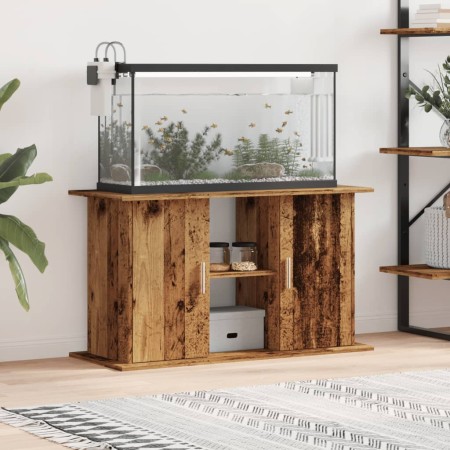 Soporte para acuario madera ingeniería envejecida 101x41x58 cm de , Soportes para acuarios - Ref: Foro24-857280, Precio: 119,...