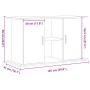 Soporte para acuario madera ingeniería envejecida 101x41x58 cm de , Soportes para acuarios - Ref: Foro24-857280, Precio: 119,...