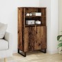 Aparador alto madera de ingeniería envejecida 60x36x110 cm de , Aparadores - Ref: Foro24-857460, Precio: 99,78 €, Descuento: %