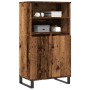 Aparador alto madera de ingeniería envejecida 60x36x110 cm de , Aparadores - Ref: Foro24-857460, Precio: 99,78 €, Descuento: %