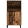 Aparador alto madera de ingeniería envejecida 60x36x110 cm de , Aparadores - Ref: Foro24-857460, Precio: 99,78 €, Descuento: %