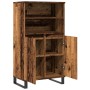 Aparador alto madera de ingeniería envejecida 60x36x110 cm de , Aparadores - Ref: Foro24-857460, Precio: 99,78 €, Descuento: %