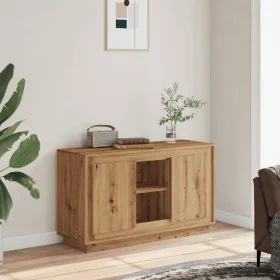 Aparador de madera de ingeniería roble artisan 102x35x60 cm de , Aparadores - Ref: Foro24-857138, Precio: 105,62 €, Descuento: %