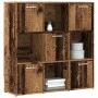 Estantería madera de ingeniería color envejecido 90x28x90 cm de , Librerías y estanterías - Ref: Foro24-856058, Precio: 87,91...