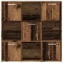 Estantería madera de ingeniería color envejecido 90x28x90 cm de , Librerías y estanterías - Ref: Foro24-856058, Precio: 87,91...