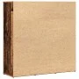 Estantería madera de ingeniería color envejecido 90x28x90 cm de , Librerías y estanterías - Ref: Foro24-856058, Precio: 87,91...