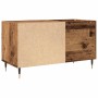 Mueble para discos madera ingeniería envejecida 84,5x38x48 cm de , Armarios y almacenamiento - Ref: Foro24-857240, Precio: 69...