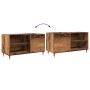 Mueble para discos madera ingeniería envejecida 84,5x38x48 cm de , Armarios y almacenamiento - Ref: Foro24-857240, Precio: 69...