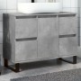 Mueble de lavabo madera de ingeniería gris hormigón 80x33x60 cm de , Muebles de baño - Ref: Foro24-857237, Precio: 102,09 €, ...