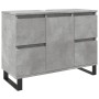 Mueble de lavabo madera de ingeniería gris hormigón 80x33x60 cm de , Muebles de baño - Ref: Foro24-857237, Precio: 102,09 €, ...