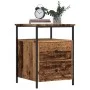 Mesita de noche madera de ingeniería envejecida 44x45x60 cm de , Mesitas de noche - Ref: Foro24-857254, Precio: 61,64 €, Desc...