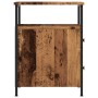 Mesita de noche madera de ingeniería envejecida 44x45x60 cm de , Mesitas de noche - Ref: Foro24-857254, Precio: 59,35 €, Desc...