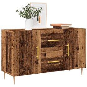 Aparador de madera de ingeniería envejecida 100x36x60 cm de , Aparadores - Ref: Foro24-857318, Precio: 89,29 €, Descuento: %