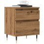 Mesita de noche madera de ingeniería roble artisian 40x35x50 cm de , Mesitas de noche - Ref: Foro24-857398, Precio: 50,14 €, ...