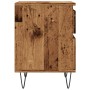 Mesitas de noche 2 uds madera ingeniería envejecida 40x35x50 cm de , Mesitas de noche - Ref: Foro24-857417, Precio: 83,91 €, ...