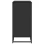Aparador de madera de ingeniería y metal negro 68x35x76 cm de , Aparadores - Ref: Foro24-848979, Precio: 93,97 €, Descuento: %