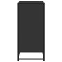 Aparador de madera de ingeniería y metal negro 68x35x76 cm de , Aparadores - Ref: Foro24-848979, Precio: 95,07 €, Descuento: %