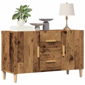 Aparador de madera de ingeniería envejecida 100x36x60 cm de , Aparadores - Ref: Foro24-856902, Precio: 95,48 €, Descuento: %