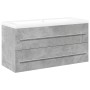 Set muebles de baño 2 piezas madera contrachapada gris hormigón de , Muebles de baño - Ref: Foro24-3324922, Precio: 309,34 €,...