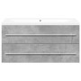 Set muebles de baño 2 piezas madera contrachapada gris hormigón de , Muebles de baño - Ref: Foro24-3324922, Precio: 309,34 €,...