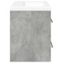 Set muebles de baño 2 piezas madera contrachapada gris hormigón de , Muebles de baño - Ref: Foro24-3324922, Precio: 309,34 €,...