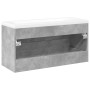 Set muebles de baño 2 piezas madera contrachapada gris hormigón de , Muebles de baño - Ref: Foro24-3324922, Precio: 309,34 €,...