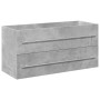 Set muebles de baño 2 piezas madera contrachapada gris hormigón de , Muebles de baño - Ref: Foro24-3324922, Precio: 309,34 €,...