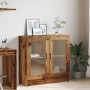 Estantería madera ingeniería madera envejecida 82,5x30,5x80 cm de , Librerías y estanterías - Ref: Foro24-856154, Precio: 81,...