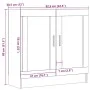 Estantería madera ingeniería madera envejecida 82,5x30,5x80 cm de , Librerías y estanterías - Ref: Foro24-856154, Precio: 78,...