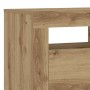 Mueble de TV luces LED madera roble artisan 90x35x40 cm de , Muebles TV - Ref: Foro24-856322, Precio: 85,29 €, Descuento: %