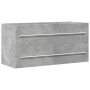 Armario para lavabo contrachapada gris hormigón 100x38,5x48 cm de , Muebles de baño - Ref: Foro24-856233, Precio: 66,55 €, De...